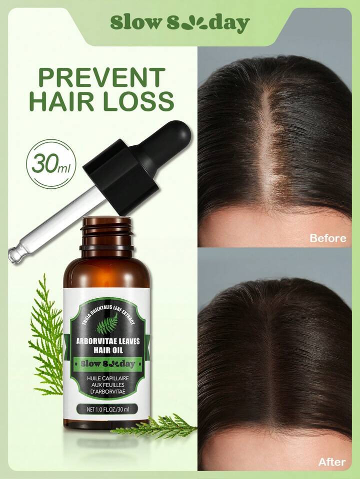 SlowSunday Arborvitae Leaves Hair Oil